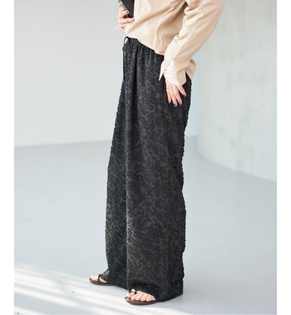 Spick and Span「《WEB限定》シアージャガードイージーパンツ」|その他|