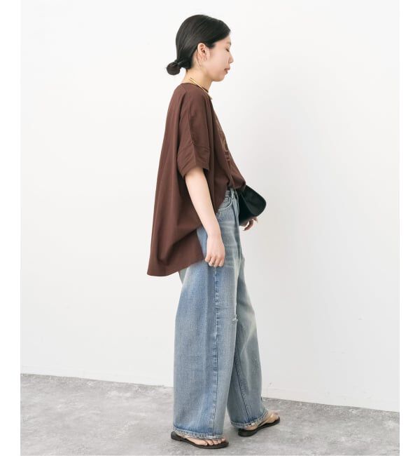 Spick and Span「《WEB限定サイズ有り / 追加》5 1/2 TUCKBARREL DENIM」|デニム|