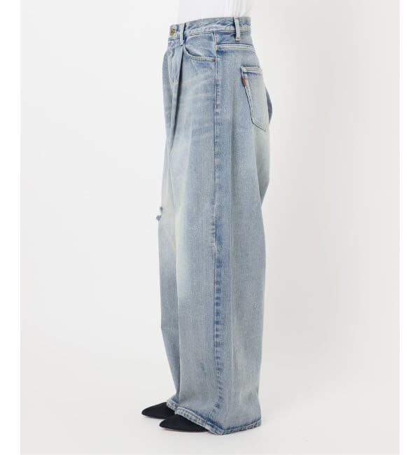 Spick and Span「《WEB限定サイズ有り / 追加》5 1/2 TUCKBARREL DENIM」|デニム|