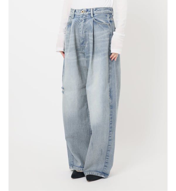 Spick and Span「《WEB限定サイズ有り / 追加》5 1/2 TUCKBARREL DENIM」|デニム|