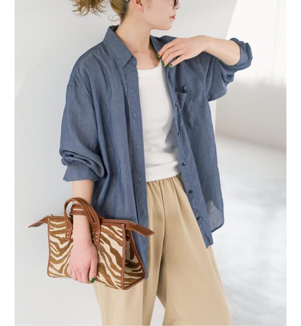 Spick and Span「2.25オンスシアーデニムシャツ」|シャツ・ブラウス|