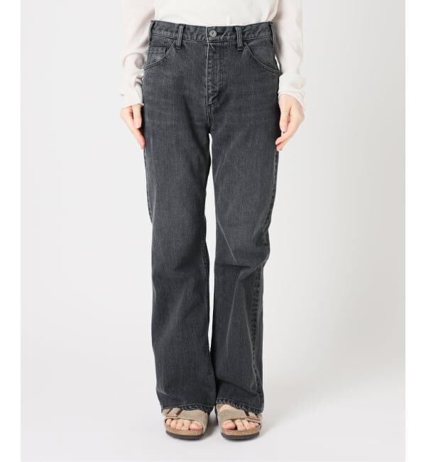 FRAMeWORK「ルーズフレアデニムパンツ」|デニム|