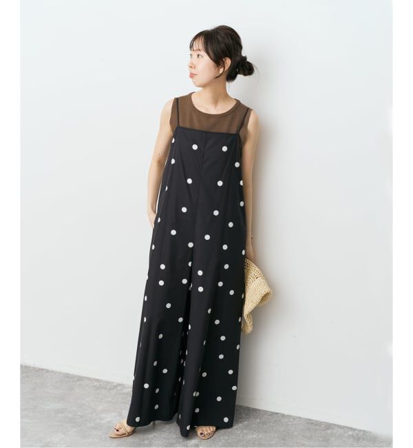 Spick and Span「ドットサロペット」|オールインワン|