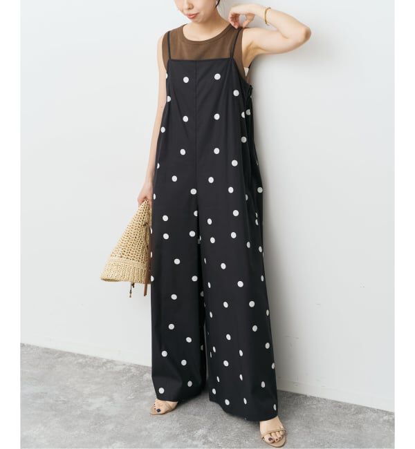 Spick and Span「ドットサロペット」|オールインワン|