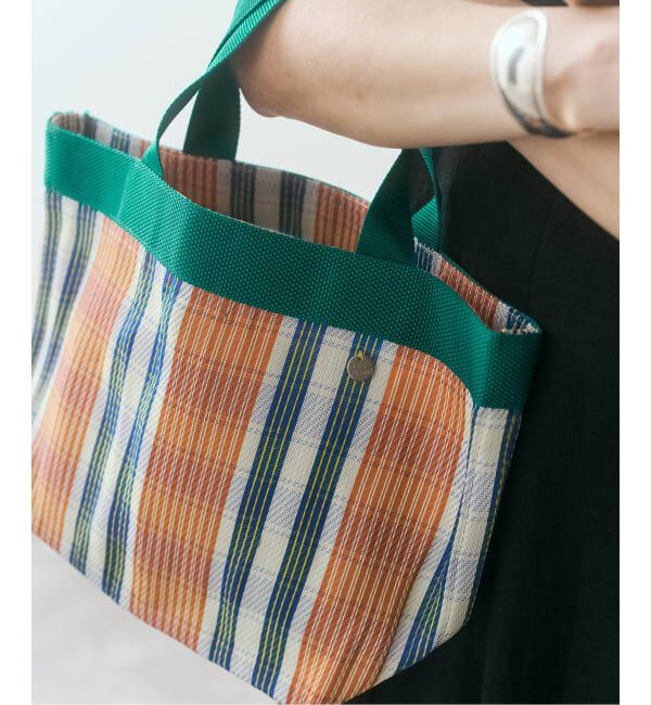 Spick and Span「《予約》ne Quittez pas / ヌキテパ Multi Stripe Mesh Small Bag」|ハンドバッグ|