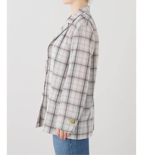 Spick and Span「《セットアップ可》チェックジャケット」|テーラードジャケット|