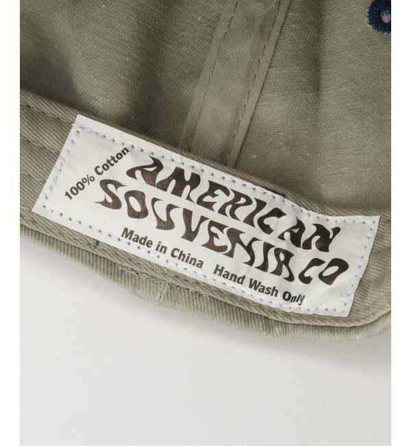 FRAMeWORK「AMERICAN LOCALS SOUVENIR Baseball Cap fr(ベージュ)」|キャップ・キャスケット|