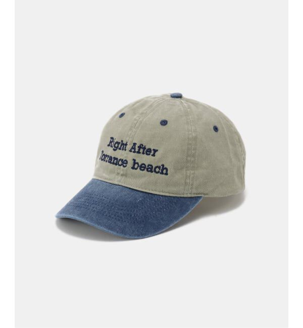 FRAMeWORK「AMERICAN LOCALS SOUVENIR Baseball Cap fr(ベージュ)」|キャップ・キャスケット|