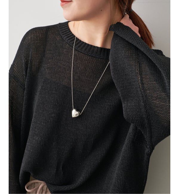 Spick and Span「《追加3予約》BASENOTES / ベースノート 65cm tiny chain heart NC BN-H006」|ネックレス|