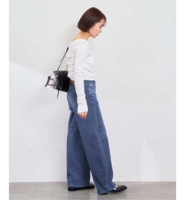 U by SPICK&SPAN「《追加》SOMETHING / サムシング HANA CURVE TAPERED 2」|デニム|