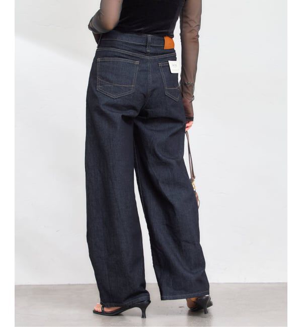 U by SPICK&SPAN「《追加》SOMETHING / サムシング HANA CURVE TAPERED 2」|デニム|