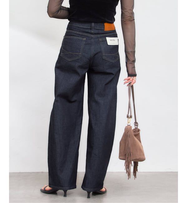 U by SPICK&SPAN「《追加》SOMETHING / サムシング HANA CURVE TAPERED 2」|デニム|