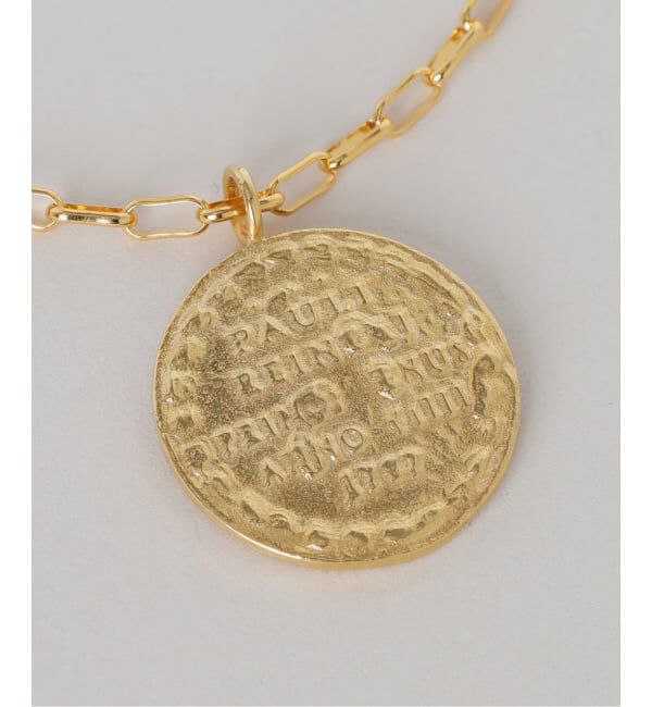 NOBLE「chibi jewels/チビジュエルズ mini rectangle chain Mex Coin necklace」|ネックレス|