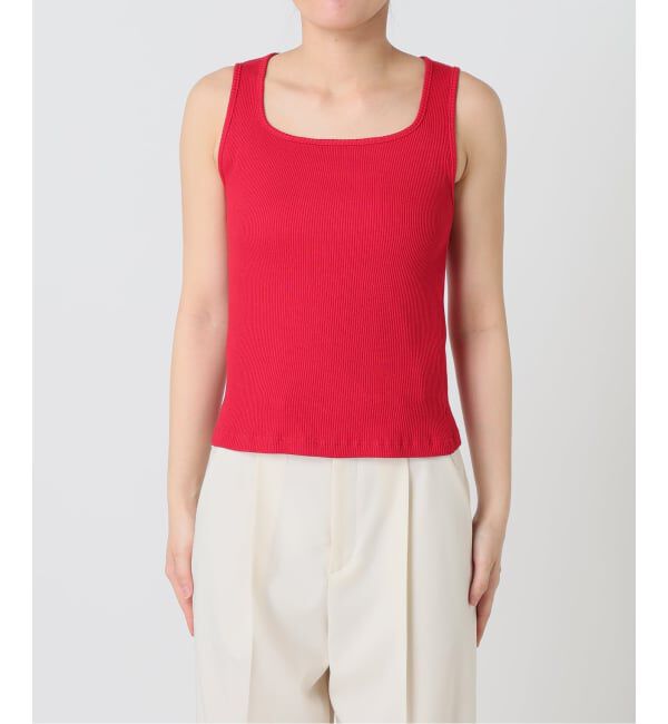 NOBLE「《アンサンブル対応》MAISON CORNICHON/メゾン コルニション Square Tank TOP」|タンクトップ|