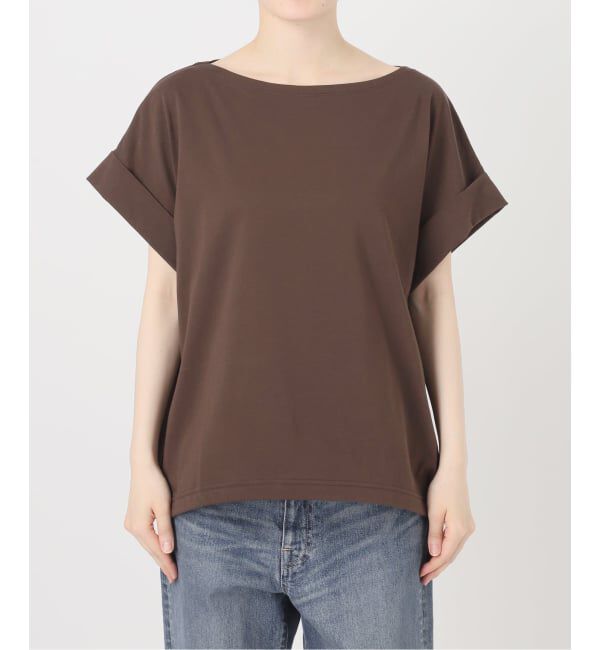 FRAMeWORK「≪予約≫ボートネック裾ドロストプルオーバー」|Tシャツ・カットソー|