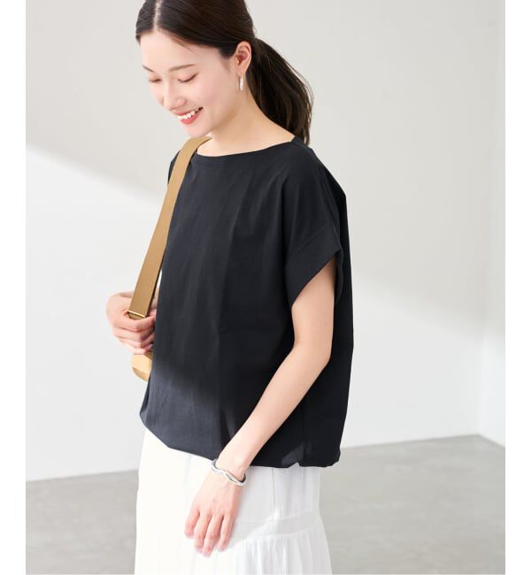 FRAMeWORK「≪予約≫ボートネック裾ドロストプルオーバー」|Tシャツ・カットソー|
