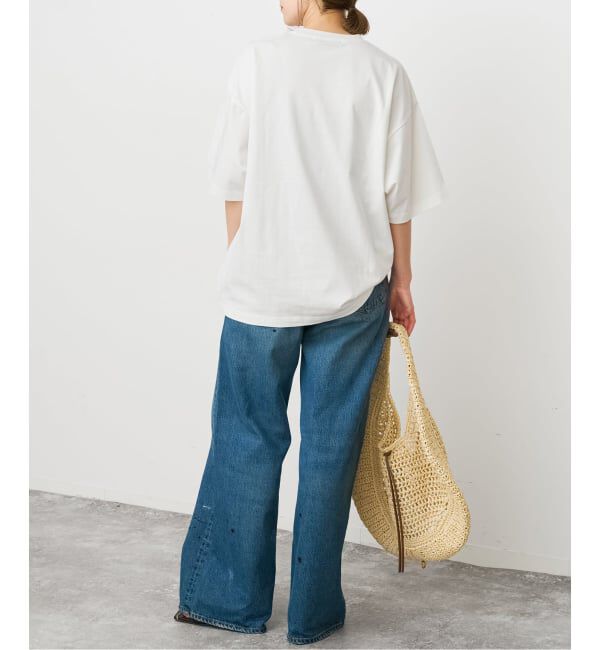 Spick and Span「《WEB限定 / 追加2予約》ロゴオーバーTシャツ」|Tシャツ・カットソー|