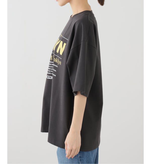 Spick and Span「《WEB限定 / 追加2予約》ロゴオーバーTシャツ」|Tシャツ・カットソー|