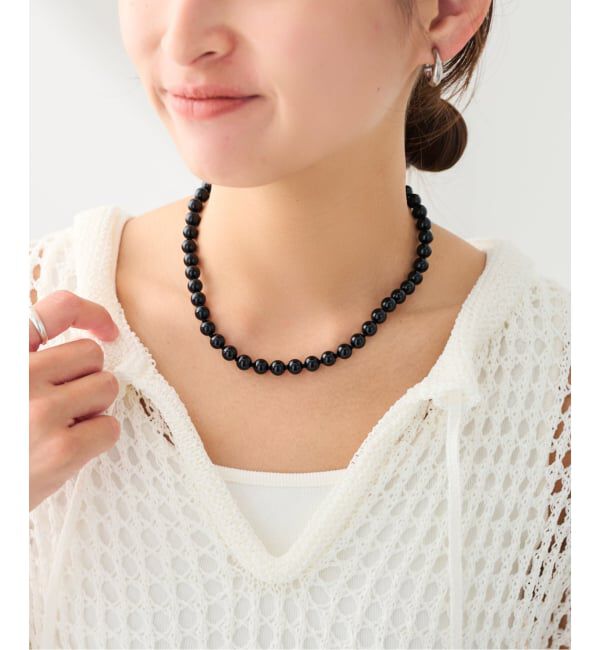 FRAMeWORK「≪追加予約≫OCUCCI/オクチ 別注STONE8mm 43CM CHOKER ONYX」|ネックレス|ブラック