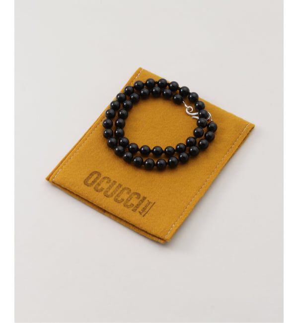 FRAMeWORK「≪追加予約≫OCUCCI/オクチ 別注STONE8mm 43CM CHOKER ONYX」|ネックレス|