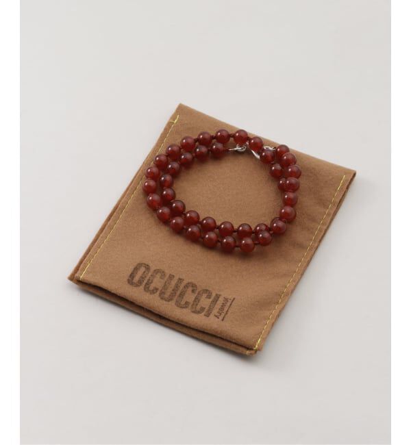 FRAMeWORK「≪追加予約≫OCUCCI/オクチ 別注STONE8mm 43CM CHOKER RED AGATE」|ネックレス|