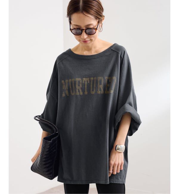 FRAMeWORK「≪WEB限定 / 追加予約≫ハーフスリーブロゴTEE 3」|Tシャツ・カットソー|グレー
