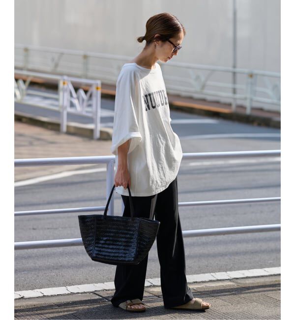FRAMeWORK「≪WEB限定 / 追加予約≫ハーフスリーブロゴTEE 3」|Tシャツ・カットソー|