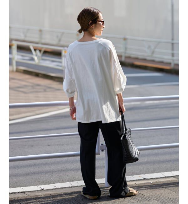 FRAMeWORK「≪WEB限定 / 追加予約≫ハーフスリーブロゴTEE 3」|Tシャツ・カットソー|