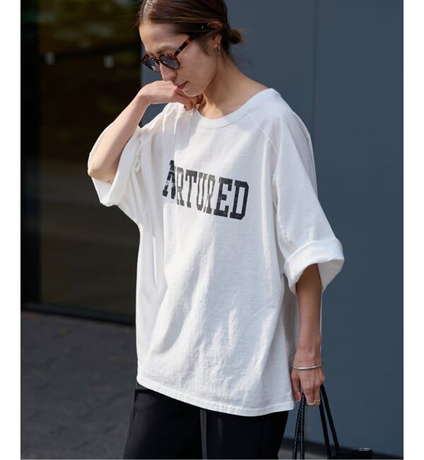 FRAMeWORK「≪WEB限定 / 追加予約≫ハーフスリーブロゴTEE 3」|Tシャツ・カットソー|