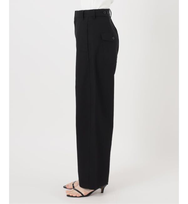 Spick and Span「《予約》ライトコットンバレルレッグパンツ」|その他|