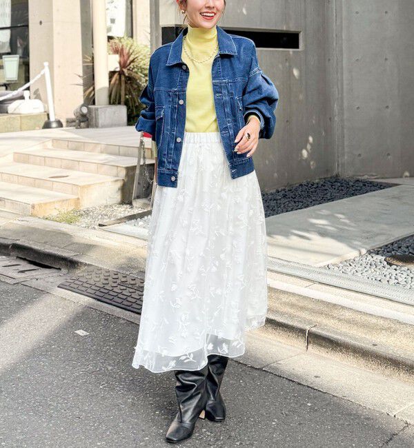 NOLLEY'S「《手洗い可能》《アンサンブル対応》18G天竺ハイネックプルオーバーニット」|ニット・セーター|