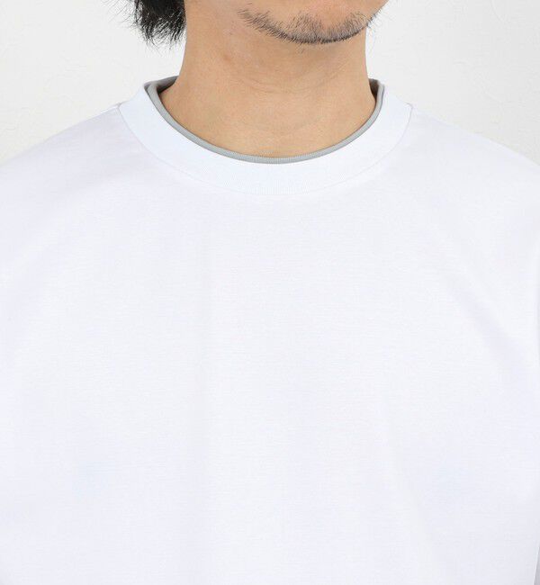 NOLLEY'S goodman「超長綿ハイゲージポンチ フェイクレイヤードTシャツ 26SS」|Tシャツ・カットソー|