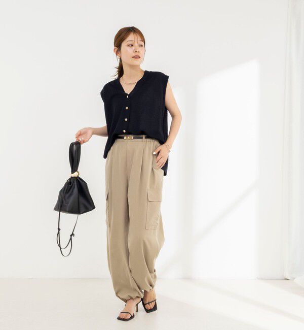 NOLLEY'S「《セットアップ対応》ウォッシャブルサンドウォッシュカーゴパンツ」|カーゴ|