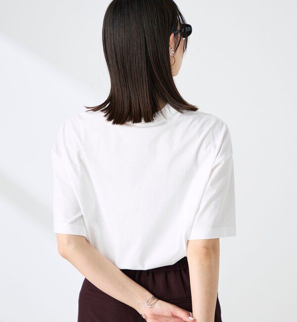 NOLLEY'S sophi「ウォッシャブル72/2超長綿オーバーサイズT」|Tシャツ・カットソー|
