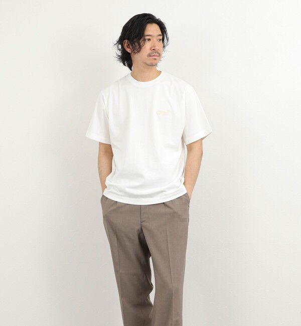 NOLLEY'S goodman「クジラアップリケTシャツ 26SS」|Tシャツ・カットソー|