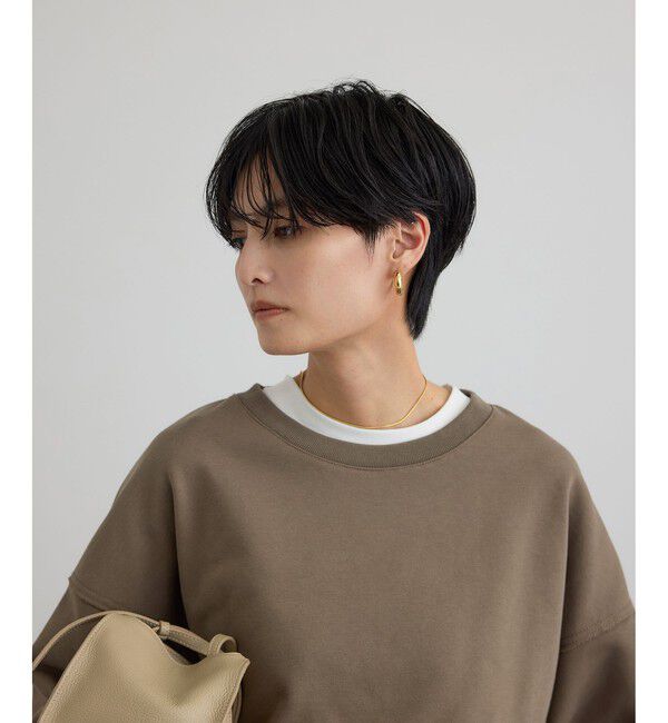 SALON adam et rope'「【WEB・一部店舗限定】ローエッジオーバースウェットプルオーバー / セットアップ対応」|スウェット・ジャージ|