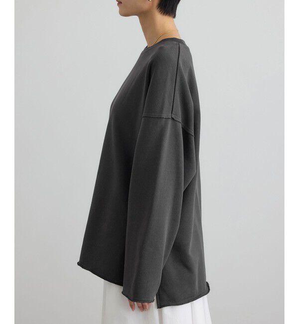 SALON adam et rope'「【WEB・一部店舗限定】ローエッジオーバースウェットプルオーバー / セットアップ対応」|スウェット・ジャージ|