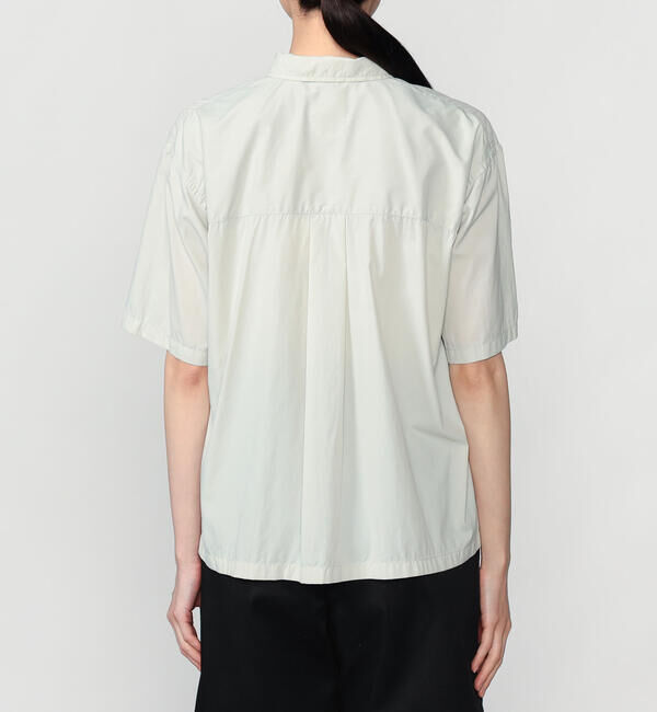 DANTON「DANTON |〈別注〉ナイロンタイプライター プランサーボタンダウン半袖シャツ WOMEN」|シャツ・ブラウス|