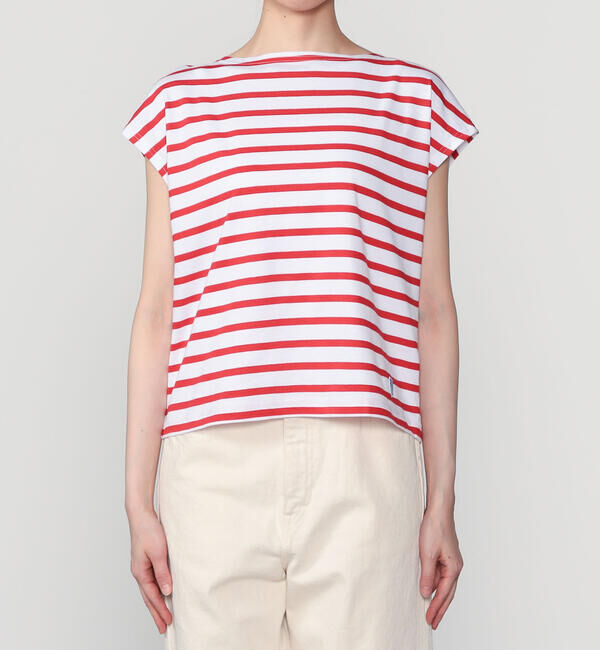 ORCIVAL「ORCIVAL | コットンレジェ ボートネック フレンチスリーブプルオーバー WOMEN」|Tシャツ・カットソー|