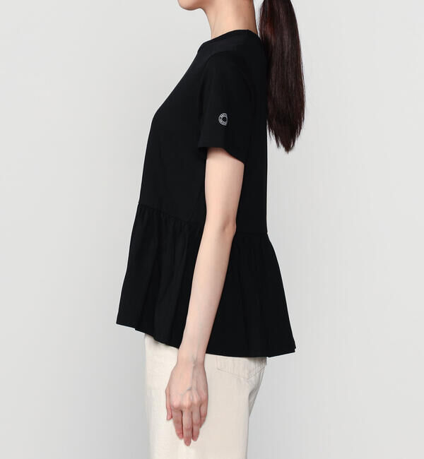 ORCIVAL「ORCIVAL | オープンエンド ギャザーショートスリーブプルオーバー WOMEN」|Tシャツ・カットソー|