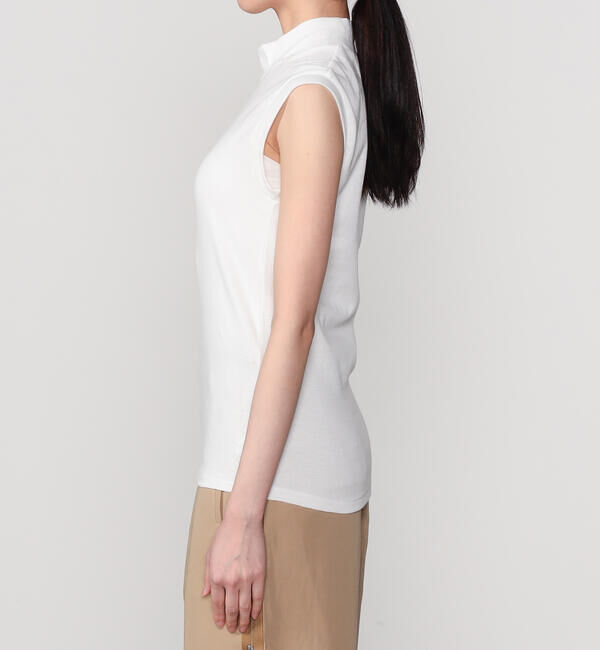  「ANATOMICA | モックネック スリーブレスTシャツ WOMEN」|Tシャツ・カットソー|