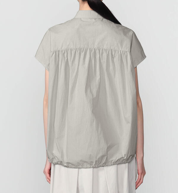  「nicholson & nicholson | バックギャザーシャツ WOMEN」|シャツ・ブラウス|