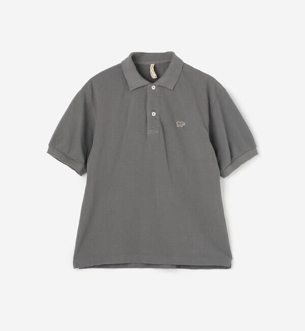  「SCYE BASICS | 〈別注〉コットンピケ ポロシャツ WOMEN」|ポロシャツ|GREY