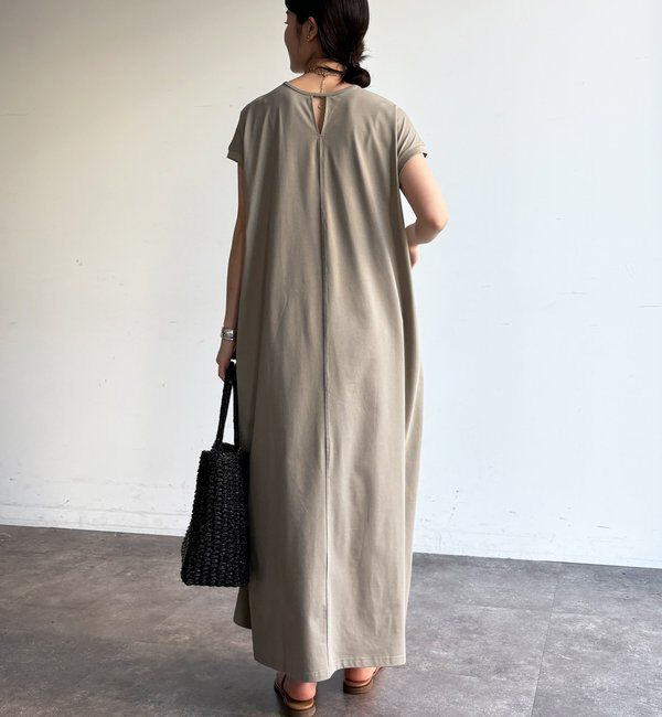  「【WEB限定】接触冷感フレンチスリーブワンピース」|ワンピース|