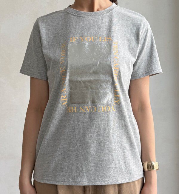  「【WEB限定】シルバープリントTEE」|Tシャツ・カットソー|