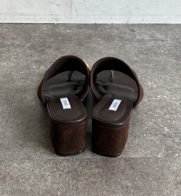  「【WEB限定】GOLDトングミュールサンダル」|その他|