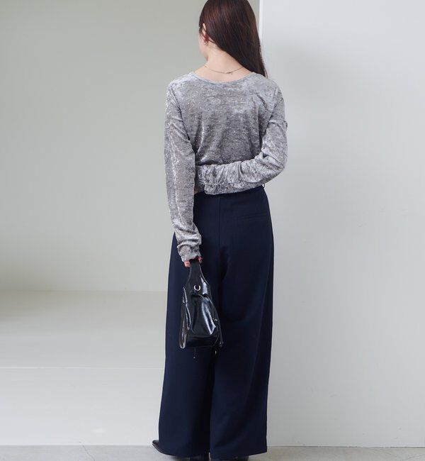  「【WEB限定/2サイズ展開/全骨格◎/裏地無し】ピンストライプスラックス」|チノ|