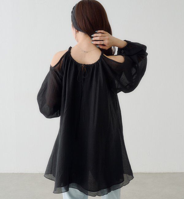  「【WEB先行/S.Lサイズ展開】カットアウトブラウス」|シャツ・ブラウス|