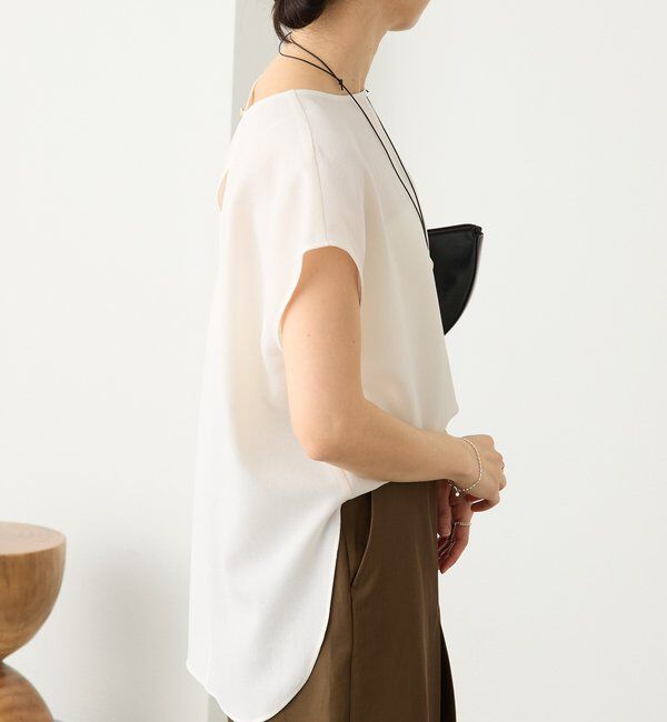  「【セットアップ着用可能】メッシュフレンチブラウス」|シャツ・ブラウス|