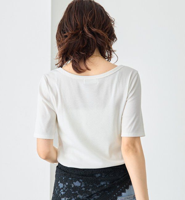  「予約【すっきり見え】キュプラコットンテレコTee」|Tシャツ・カットソー|